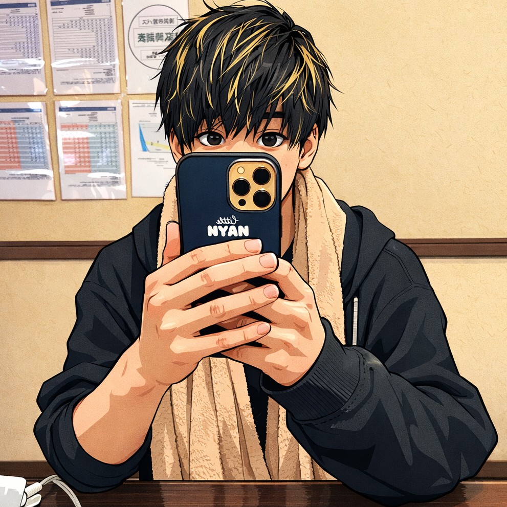 自身のイラスト